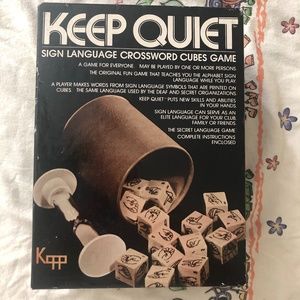 Vintage 1973 Keep quiet game